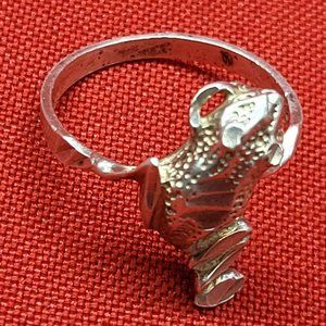 Sterling Silver 925 Frog Ring